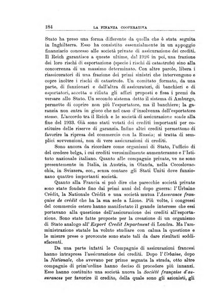 La finanza cooperativa rassegna mensile [della] Associazione nazionale fra Casse rurali, agrarie ed enti ausiliarii