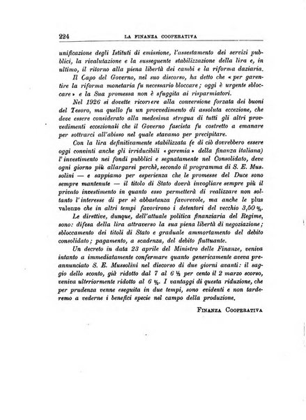 La finanza cooperativa rassegna mensile [della] Associazione nazionale fra Casse rurali, agrarie ed enti ausiliarii