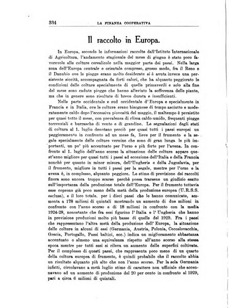 La finanza cooperativa rassegna mensile [della] Associazione nazionale fra Casse rurali, agrarie ed enti ausiliarii