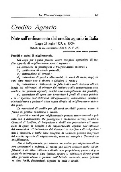 La finanza cooperativa rassegna mensile [della] Associazione nazionale fra Casse rurali, agrarie ed enti ausiliarii