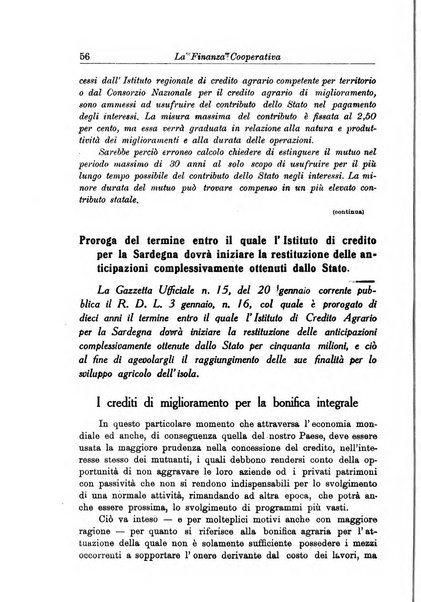 La finanza cooperativa rassegna mensile [della] Associazione nazionale fra Casse rurali, agrarie ed enti ausiliarii