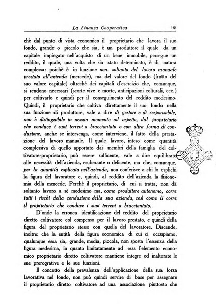 La finanza cooperativa rassegna mensile [della] Associazione nazionale fra Casse rurali, agrarie ed enti ausiliarii