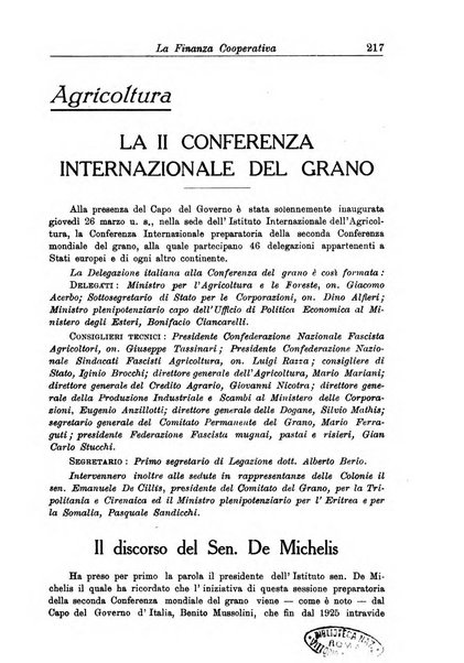 La finanza cooperativa rassegna mensile [della] Associazione nazionale fra Casse rurali, agrarie ed enti ausiliarii