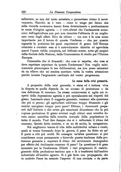 La finanza cooperativa rassegna mensile [della] Associazione nazionale fra Casse rurali, agrarie ed enti ausiliarii