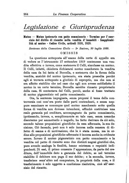 La finanza cooperativa rassegna mensile [della] Associazione nazionale fra Casse rurali, agrarie ed enti ausiliarii