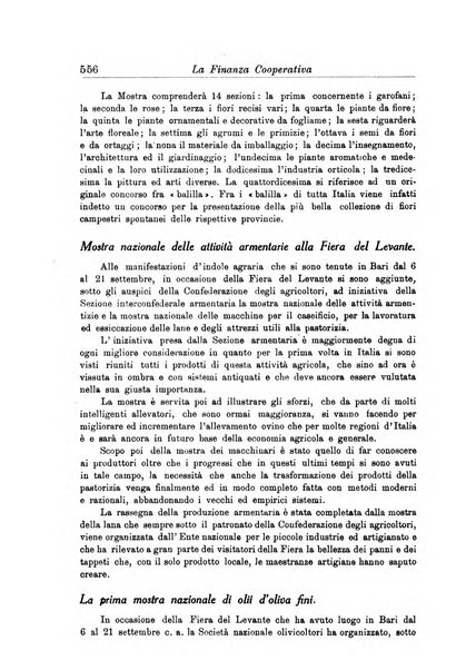 La finanza cooperativa rassegna mensile [della] Associazione nazionale fra Casse rurali, agrarie ed enti ausiliarii