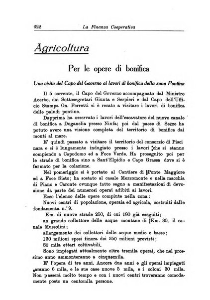 La finanza cooperativa rassegna mensile [della] Associazione nazionale fra Casse rurali, agrarie ed enti ausiliarii