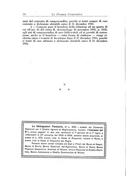 La finanza cooperativa rassegna mensile [della] Associazione nazionale fra Casse rurali, agrarie ed enti ausiliarii