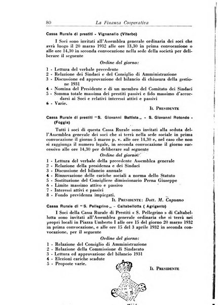 La finanza cooperativa rassegna mensile [della] Associazione nazionale fra Casse rurali, agrarie ed enti ausiliarii