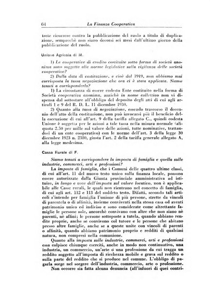 La finanza cooperativa rassegna mensile [della] Associazione nazionale fra Casse rurali, agrarie ed enti ausiliarii