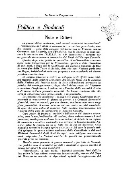 La finanza cooperativa rassegna mensile [della] Associazione nazionale fra Casse rurali, agrarie ed enti ausiliarii