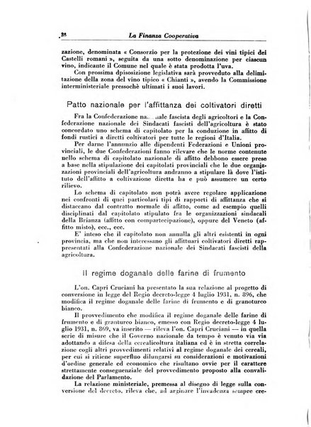 La finanza cooperativa rassegna mensile [della] Associazione nazionale fra Casse rurali, agrarie ed enti ausiliarii