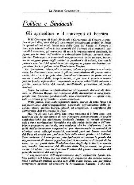 La finanza cooperativa rassegna mensile [della] Associazione nazionale fra Casse rurali, agrarie ed enti ausiliarii