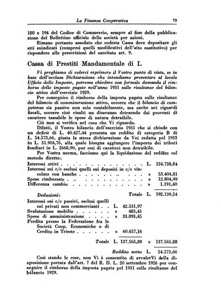 La finanza cooperativa rassegna mensile [della] Associazione nazionale fra Casse rurali, agrarie ed enti ausiliarii