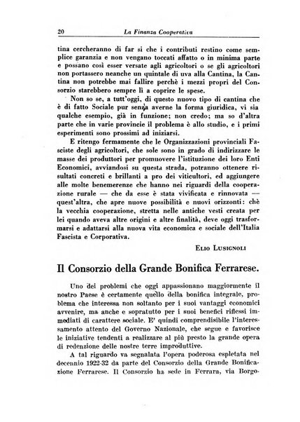 La finanza cooperativa rassegna mensile [della] Associazione nazionale fra Casse rurali, agrarie ed enti ausiliarii