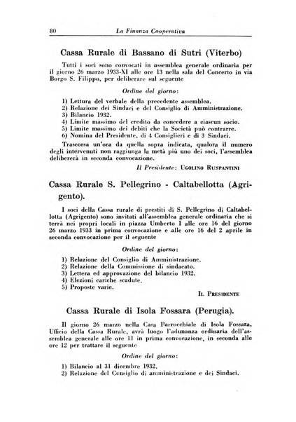 La finanza cooperativa rassegna mensile [della] Associazione nazionale fra Casse rurali, agrarie ed enti ausiliarii