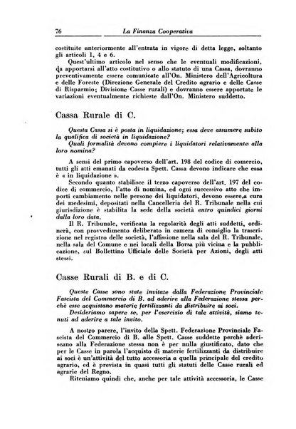 La finanza cooperativa rassegna mensile [della] Associazione nazionale fra Casse rurali, agrarie ed enti ausiliarii