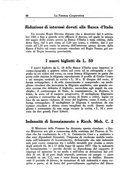 La finanza cooperativa rassegna mensile [della] Associazione nazionale fra Casse rurali, agrarie ed enti ausiliarii