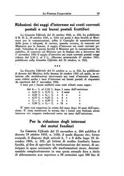 La finanza cooperativa rassegna mensile [della] Associazione nazionale fra Casse rurali, agrarie ed enti ausiliarii