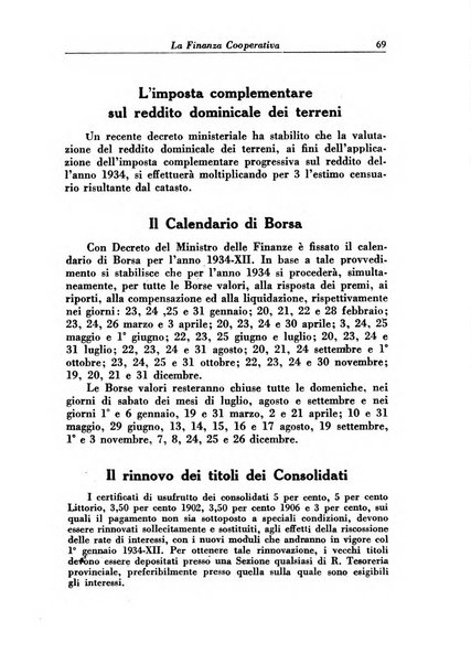 La finanza cooperativa rassegna mensile [della] Associazione nazionale fra Casse rurali, agrarie ed enti ausiliarii