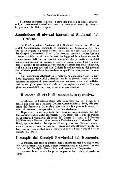 La finanza cooperativa rassegna mensile [della] Associazione nazionale fra Casse rurali, agrarie ed enti ausiliarii