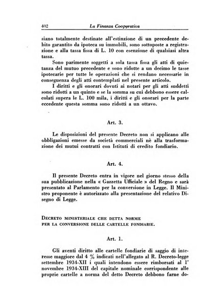 La finanza cooperativa rassegna mensile [della] Associazione nazionale fra Casse rurali, agrarie ed enti ausiliarii