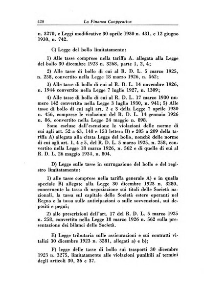 La finanza cooperativa rassegna mensile [della] Associazione nazionale fra Casse rurali, agrarie ed enti ausiliarii