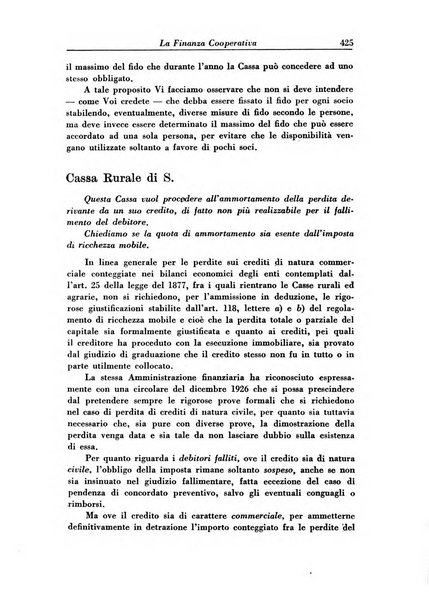 La finanza cooperativa rassegna mensile [della] Associazione nazionale fra Casse rurali, agrarie ed enti ausiliarii