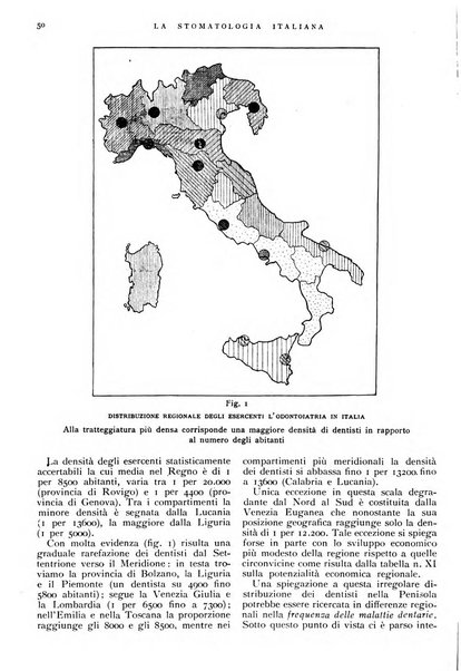 La stomatologia italiana organo ufficiale della Associazione nazionale culturale fascista stomato-odontologica