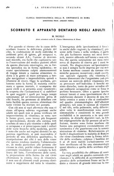 La stomatologia italiana organo ufficiale della Associazione nazionale culturale fascista stomato-odontologica