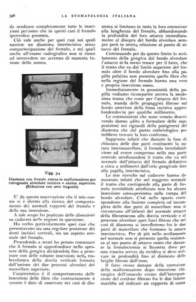 La stomatologia italiana organo ufficiale della Associazione nazionale culturale fascista stomato-odontologica