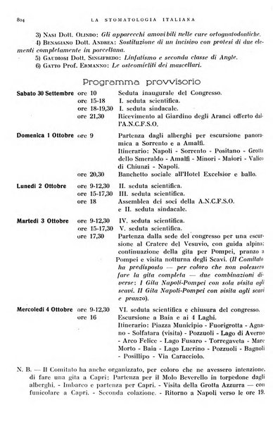 La stomatologia italiana organo ufficiale della Associazione nazionale culturale fascista stomato-odontologica