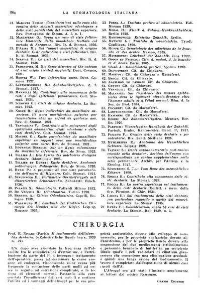 La stomatologia italiana organo ufficiale della Associazione nazionale culturale fascista stomato-odontologica