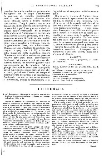 La stomatologia italiana organo ufficiale della Associazione nazionale culturale fascista stomato-odontologica