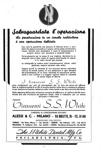 La stomatologia italiana organo ufficiale della Associazione nazionale culturale fascista stomato-odontologica