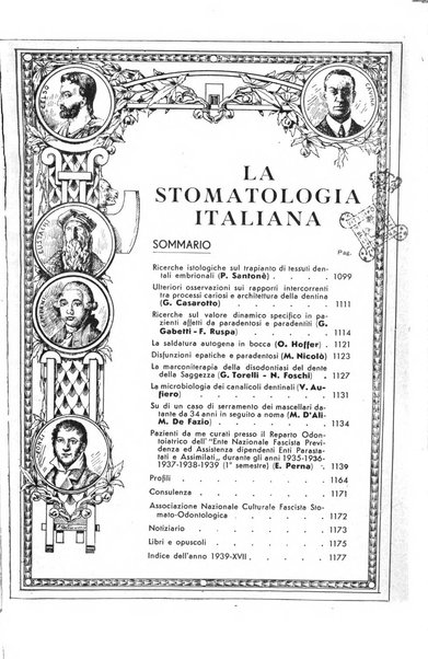 La stomatologia italiana organo ufficiale della Associazione nazionale culturale fascista stomato-odontologica