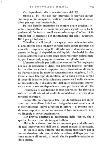 La stomatologia italiana organo ufficiale della Associazione nazionale culturale fascista stomato-odontologica