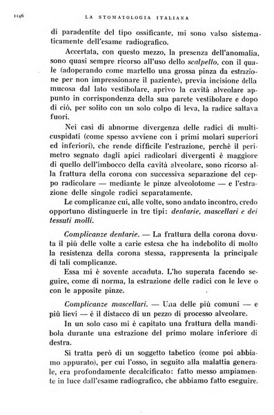 La stomatologia italiana organo ufficiale della Associazione nazionale culturale fascista stomato-odontologica