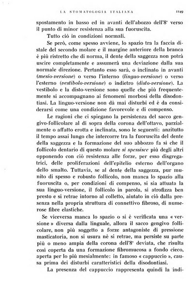 La stomatologia italiana organo ufficiale della Associazione nazionale culturale fascista stomato-odontologica