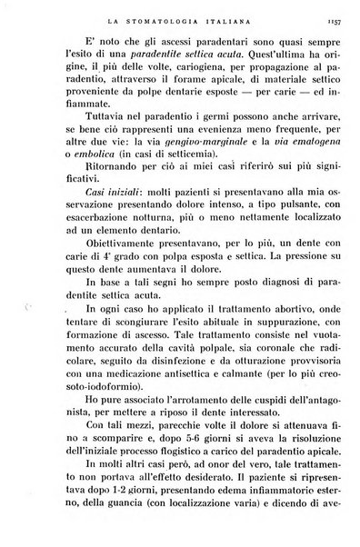 La stomatologia italiana organo ufficiale della Associazione nazionale culturale fascista stomato-odontologica