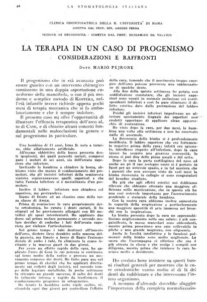 La stomatologia italiana organo ufficiale della Associazione nazionale culturale fascista stomato-odontologica