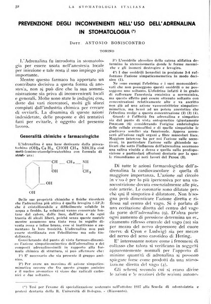 La stomatologia italiana organo ufficiale della Associazione nazionale culturale fascista stomato-odontologica