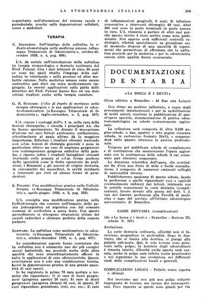 La stomatologia italiana organo ufficiale della Associazione nazionale culturale fascista stomato-odontologica