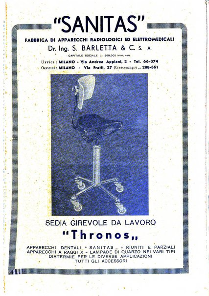 La stomatologia italiana organo ufficiale della Associazione nazionale culturale fascista stomato-odontologica