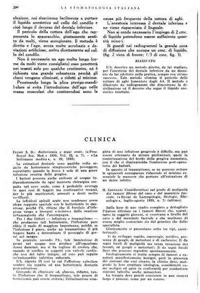 La stomatologia italiana organo ufficiale della Associazione nazionale culturale fascista stomato-odontologica