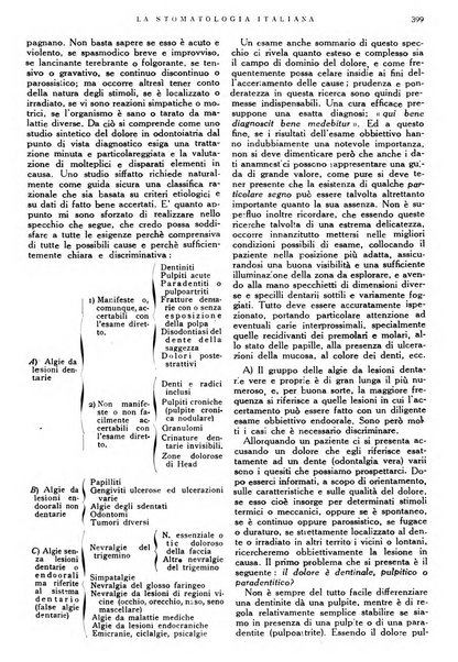 La stomatologia italiana organo ufficiale della Associazione nazionale culturale fascista stomato-odontologica