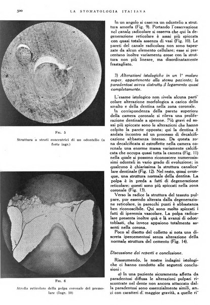 La stomatologia italiana organo ufficiale della Associazione nazionale culturale fascista stomato-odontologica