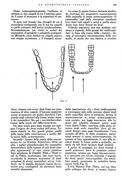 La stomatologia italiana organo ufficiale della Associazione nazionale culturale fascista stomato-odontologica