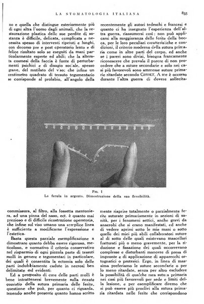 La stomatologia italiana organo ufficiale della Associazione nazionale culturale fascista stomato-odontologica