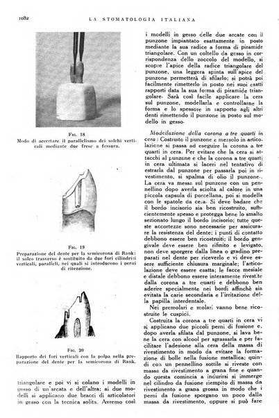 La stomatologia italiana organo ufficiale della Associazione nazionale culturale fascista stomato-odontologica